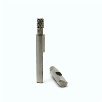ชิ้นส่วนกลึงที่มีความแม่นยํา Knurled